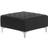 Beliani Faux Leather Ottoman Seating Stool