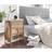 Wohnling Thom 3 Drawer 60cm H X 40cm W X 30cm D Bedside Table 30x40cm