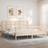 vidaXL Bed Frame with Headboard 200x200 Solid