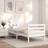 vidaXL Bed Frame with Headboard White