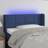 vidaXL LED-lys 83x16x78/88 stof Sengegavl