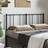 vidaXL Metal Black Headboard