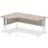 Impulse 1800mm Left Crescent Writing Desk