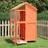 vidaXL fuglebur 97x81x152 massivt fyrretræ brun