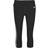 adidas Train Essentials 3-Stripes High-Waisted 3/4 Leggings - Black