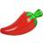 Beistle 30 Inflatable Chili Pepper Red/Green 2/Pack 57896