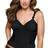 Exquisite Form Womens Back Close Longline Bra - Black