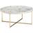Wohnling Med Marmor-Look 80 x 36 x 80 cm Sofabord 80x80cm