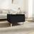 vidaXL Sidebord 50 x 46 x 35 cm Konstrueret Træ Sort Småbord