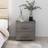 vidaXL light grey, 1/2x Pine Bedside Table 35x40cm
