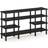 Furinno Turn-N-Tube Espresso / Black Book Shelf 68.4cm