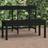 vidaXL black pine, 109 Garden Bench