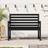 vidaXL black pine, 109 Garden Bench