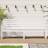 vidaXL white pine, 203.5 Garden Bench