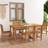 vidaXL 7 Solid Garden Patio Dining Set, 1 Table incl. 6 Chairs