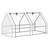 OutSunny Mini Small Greenhouse with Steel Frame PE Cover