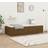 vidaXL Daybed massivt fyrretræ gyldenbrun Sofa 3 personers