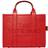 Marc Jacobs The Leather Medium Tote Bag - True Red