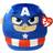 TY Squish Marvel 35 cm Licensierad Squishy Beanie Baby