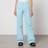 Ganni Stripe Denim Magny Kvinde Jeans Denim hos Magasin Bright White