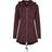 Urban Classics Ladies Sweat Parka - Wine Red