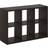 Furinno Cubicle Open Dark Oak Storage Cabinet 76.2x111.2cm