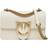 Pinko Love Witte Leren Crossbody Tas 100074-A0F1-Z14Q