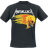 Metallica Flaming Skull Tour Tee T-Shirt black