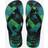 Havaianas Brasil Fresh Unisex Vuxen Flip Flops - Flerfärgad/Svart/Blad/Grön