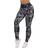 Mooslover Seamless Training Leggings - Black Tie-Dye