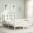 vidaXL Bed Frame 140x200 cm White