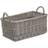 RED HAMPER Shallow Antique Wash Unlined Basket