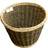 RED HAMPER Hamper L001/HOME Round Rustic Log Basket