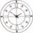 Pacific Lifestyle Olivia's Liza Antique Metal Large Round Wall Clock