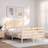 vidaXL Bed Frame With Headboard 120x200 cm Solid Wood