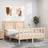 vidaXL Brown Bed Frame 120x200 cm Solid Wood