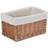 RED HAMPER Lined Double Steamed Lined Double Basket