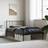 vidaXL Metal Bed Frame With Headboard 80 x 200 cm