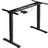 tectake Hæve Sænke Stel Melville 110-168 x 60 x 70 cm Skrivebord