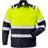 Fristads arbejdsskjorte 7051, Hi-Vis Gul/Mørk Marine