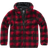 Brandit Teddy Fleece Worker Jacket - Red/Black