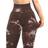 Mooslover Seamless Training Leggings - Coffee Tie-Dye