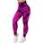 Mooslover Seamless Training Leggings - Rose Red Tie Dye