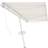 vidaXL Freestanding Manual Retractable Awning 600 x 300 cm Cream