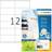 Herma Etiket 105x48 Hvid