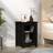 vidaXL Cabinet Black 40 x 35 x 55 cm Bedside Table 35x40cm