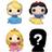 Funko Disney Princesses Bitty POP Actionfigur 4-Pack Cinderella 2,5 cm