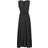 Molly Bracken Flounced Long Dress - Black