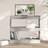 vidaXL concrete grey Cabinet/Room Divider File Book Shelf