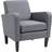 Homcom Linen Modern Armchair 74cm